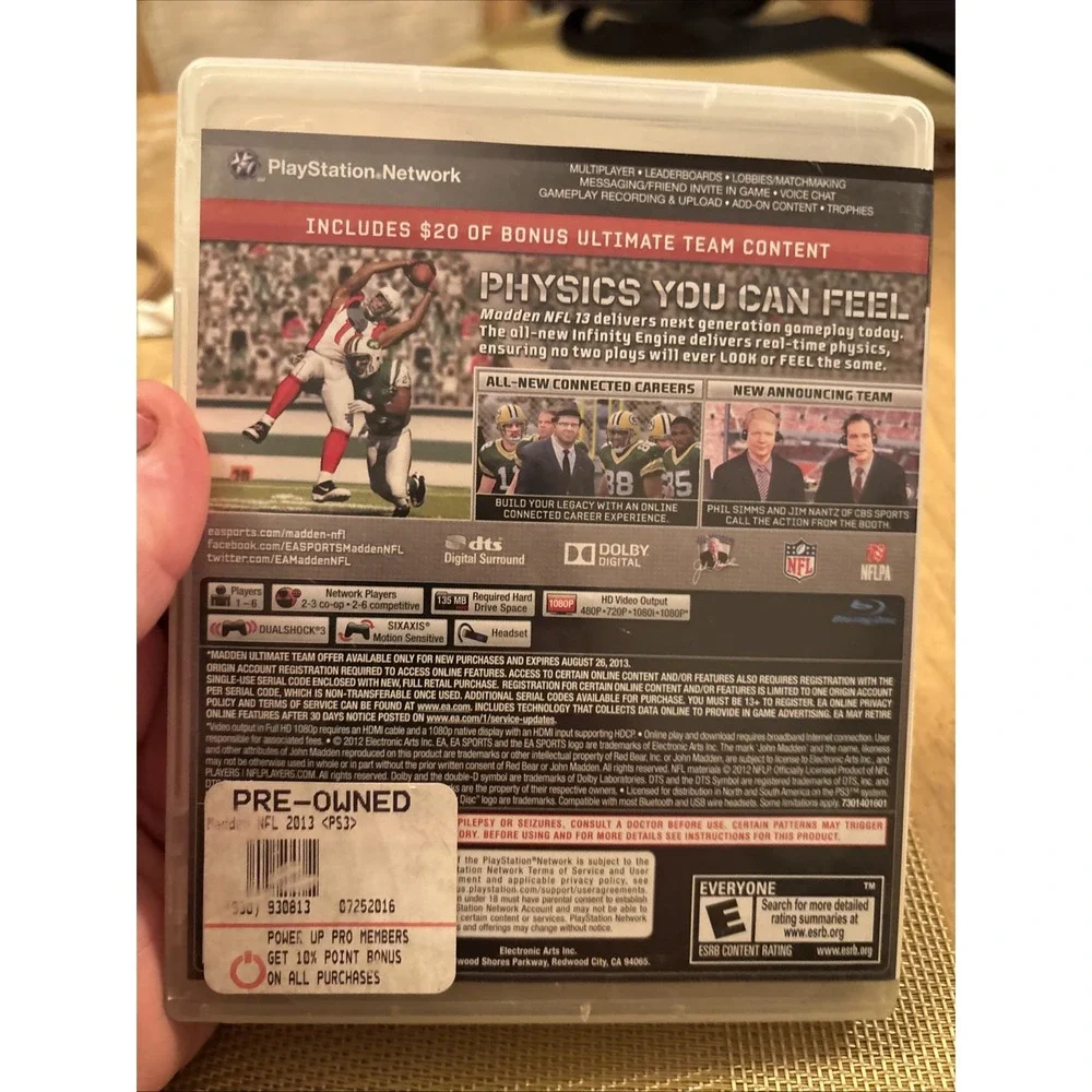 N/A madden nfl